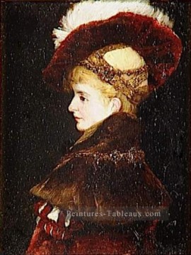  Makart Peintre - portrait de femme en costume d’apparat académique Hans Makart